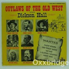 DICKSON HALL Outlaws Of The Old West JESSE JAMES Billy Kid BELLE STARR Vinyl LP picture