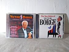 Victor Borge (2) CD's - Two Sides, Caught In The Act - SEALED Fast Shipping picture