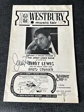 Jerry Lewis Signed/Autographed Program Westbury Music Fair picture