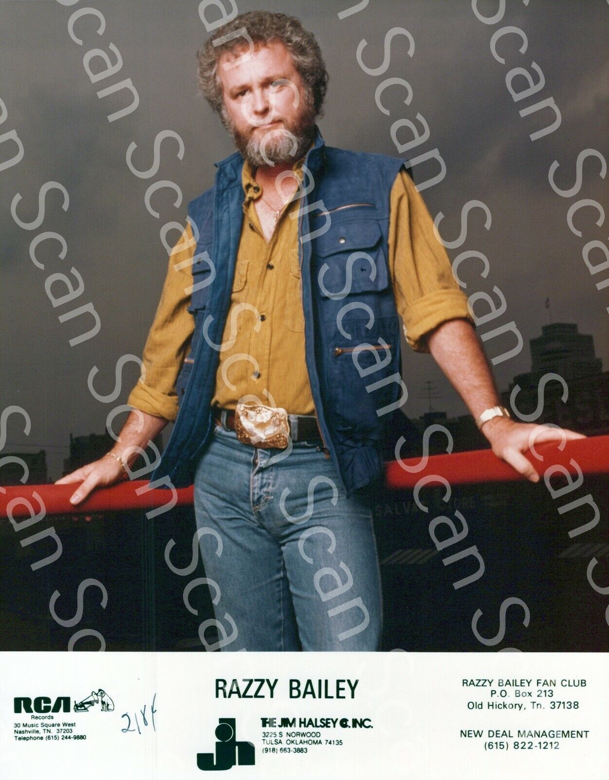 Razzy Bailey VINTAGE  8x10 Press Photo Country Music 10
