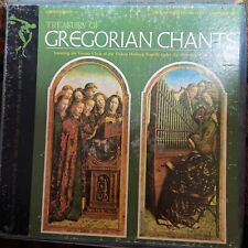 Gregorian Chants 3 LP Deluxe Box Set vinyl records 1974 Vienna Choir Schabasser picture