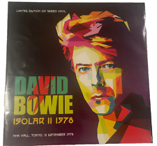 David Bowie Live Isolar II 1978 Tokyo GREEN VINYL ONLY 300 PRESSED USA SELLER picture