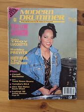 Modern Drummer Sept 1989 Troy Luccketta Cymbal Rivets Tama Snares Drum Solos picture