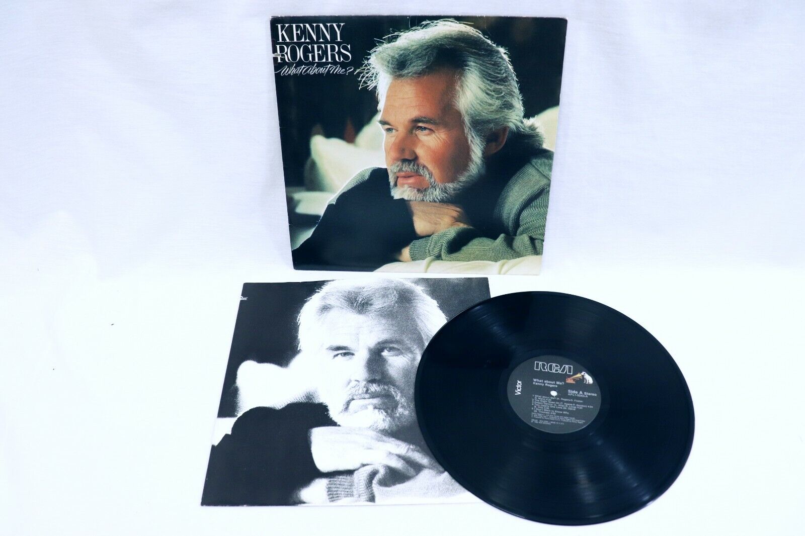 VINTAGE 1984 Kenny Rogers What About Me? LP Vinyl Record Album AFL15043