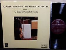 ACOUSTIC RESEARCH Demonstration Record LP Audiophile 1972 UK ENSANYO Spain Bach  picture