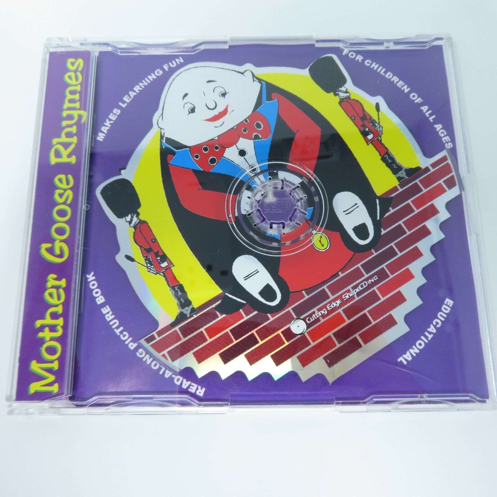 Vintage 38 Mother Goose Rhymes 1997 Children\'s CD Shape Reissue