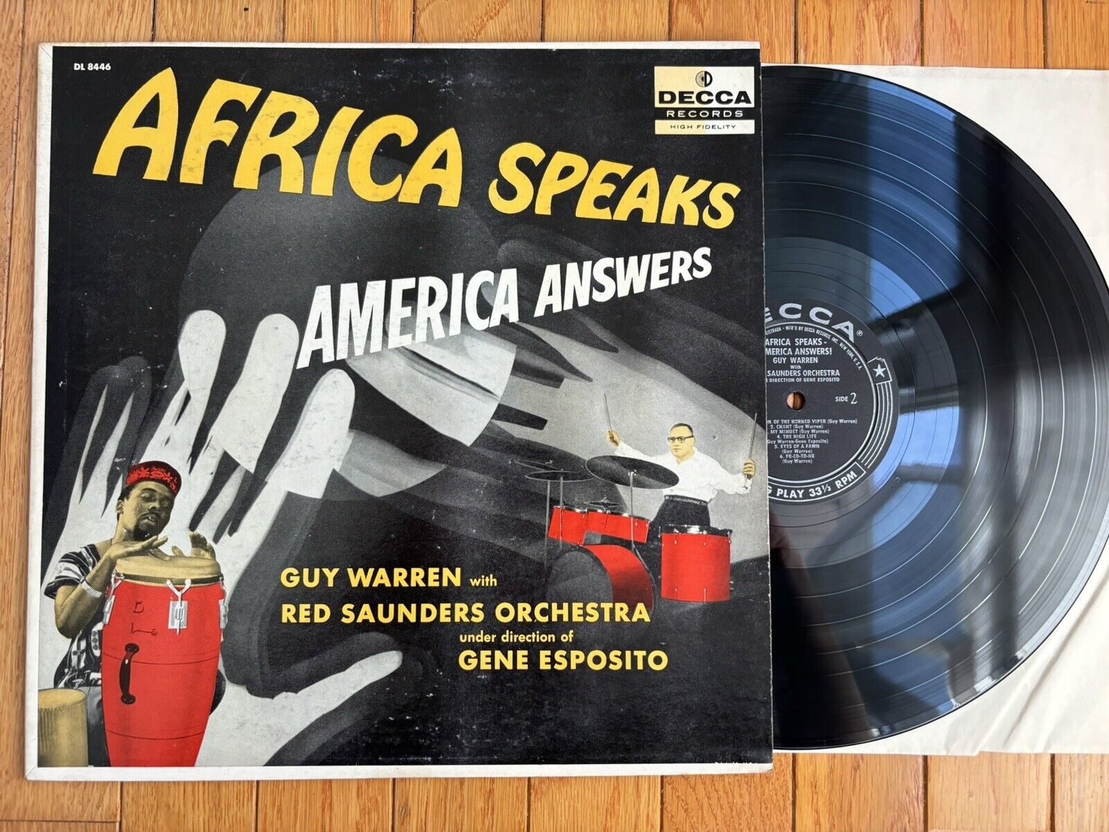 Guy Warren with Red Saunders - Africa Speaks America Answers -Micro Groove Vinyl