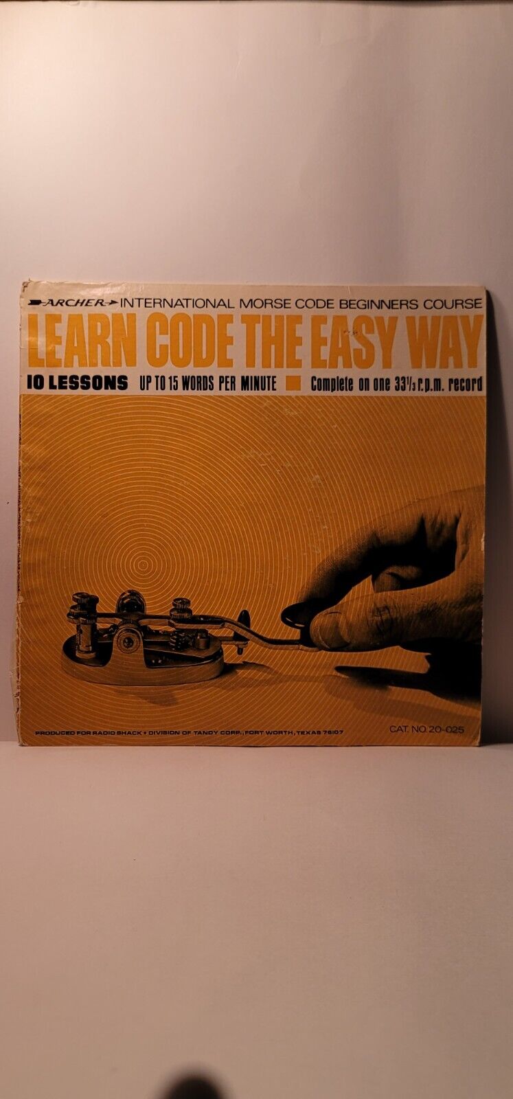 Morse Code beginners Course-Learn to Code the Easy Way LP  VG+/VG to VG+