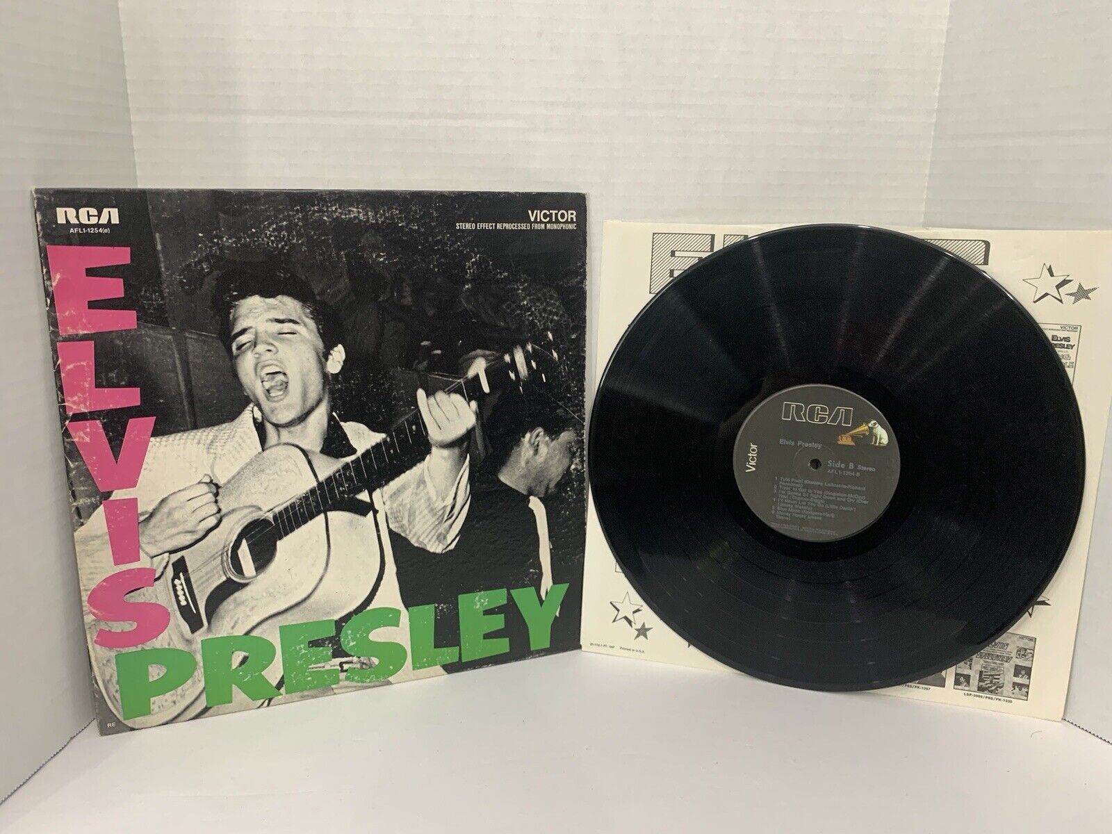 Rare LP Elvis Presley Self Titled RCA Victor LPM-1254 1st Pressing Vintage 1956