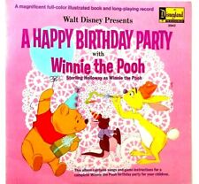 Walt Disney-Happy Birthday Party Winnie the Pooh Vintage vinyl record book 1967 picture