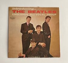 1964 Introducing the Beatles Vee Jay Record Vinyl LP 1062 LP1062 Column Back G+ picture