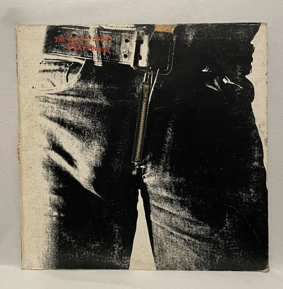 Rolling Stones - Sticky Fingers VG Original Zipper Cover COC-59100 Record 1971