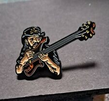 Motorhead Lemmy Pin Badge Enamel Ace Of Spades Bass Guitar Overkill Road Crew picture