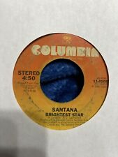 Santana ‎- Winning /  Brightest Star - 45 Record 11-01050 On Columbia 1981 picture