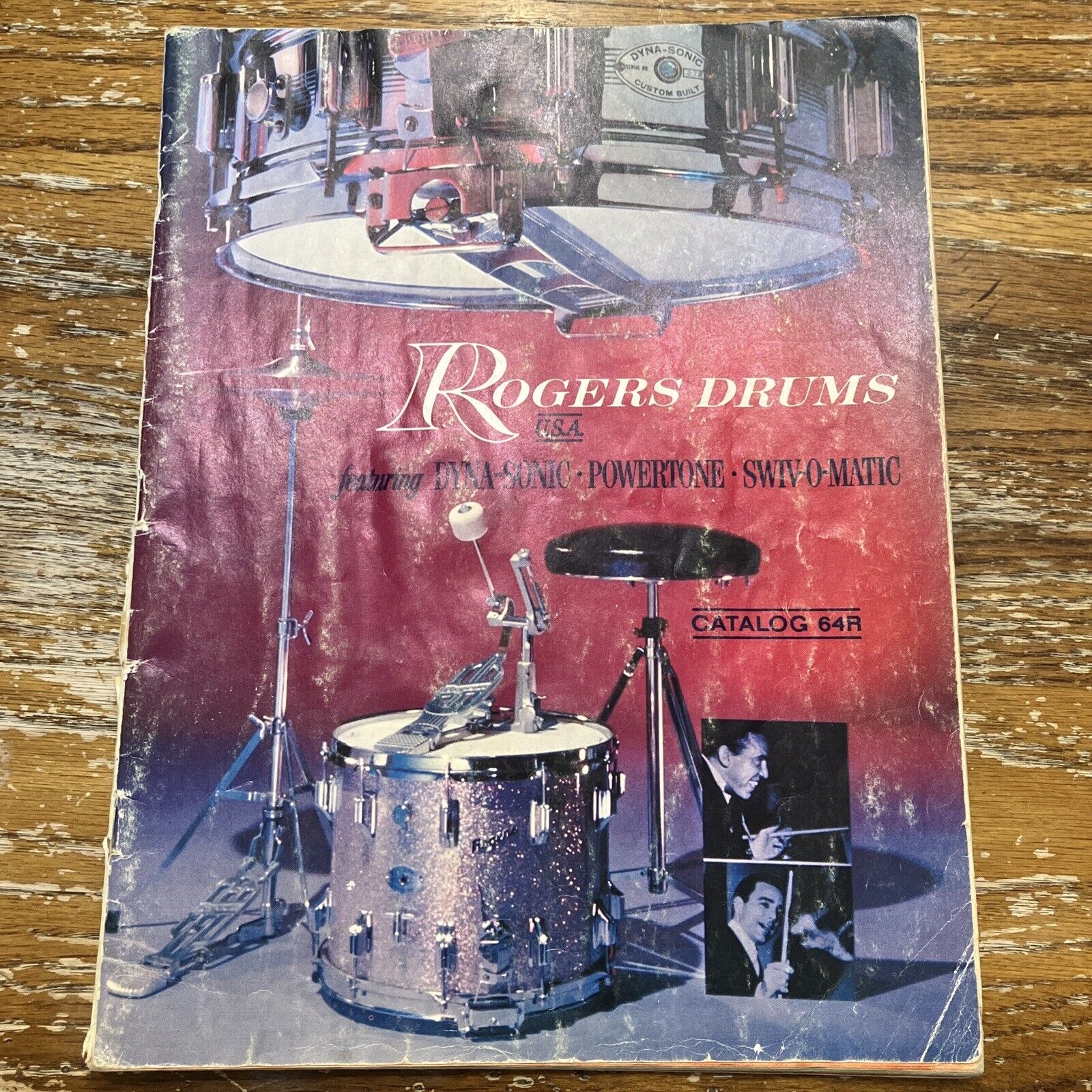 ROGERS Drums 1964 64r Catalog Vintage Rare