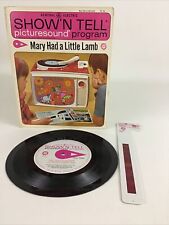 General Electric Show 'N Tell Mary Had A Little Lamb Record Show Vintage 1967 picture
