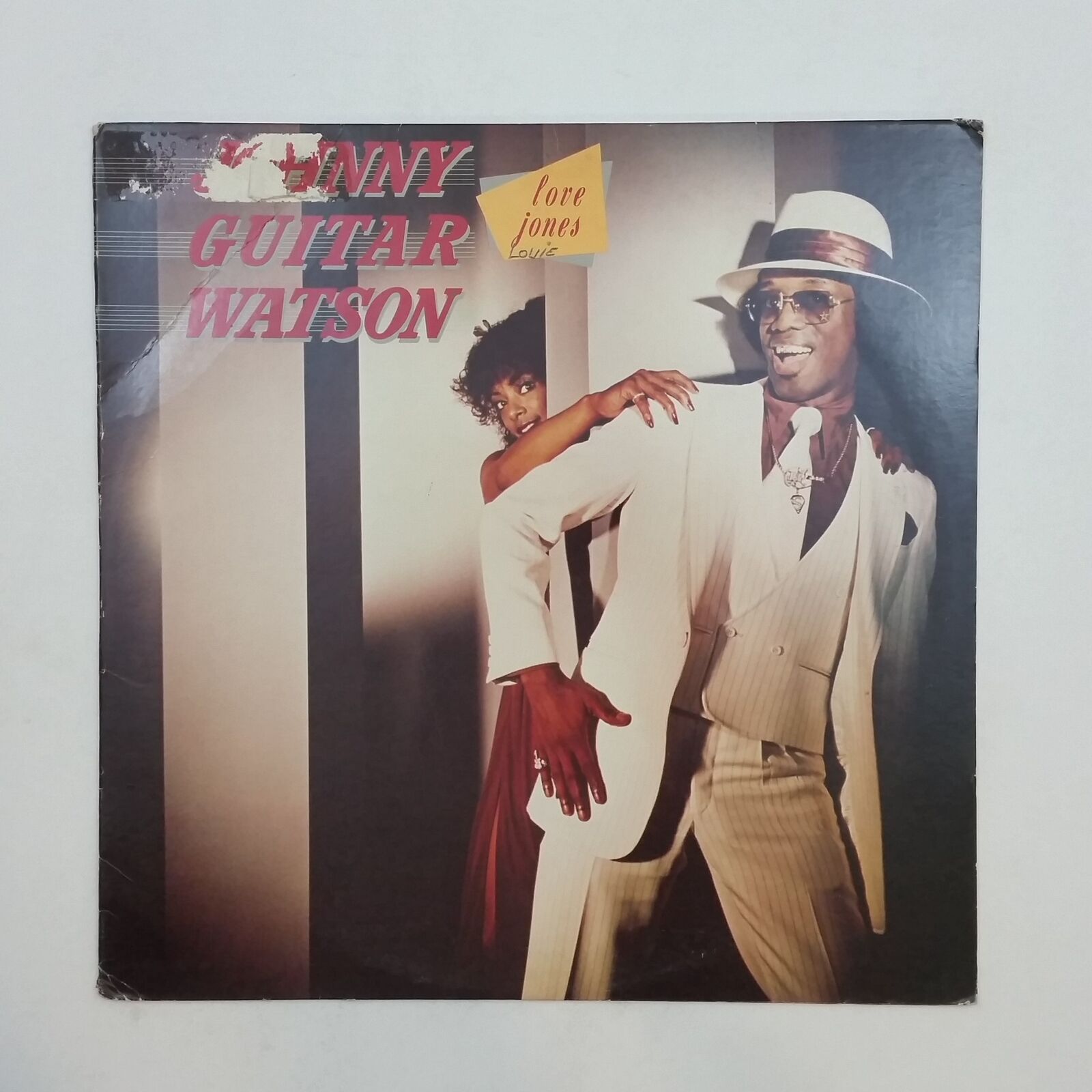 JOHNNY GUITAR WATSON Love Jones DJM31 72 LP Vinyl VG+ Cover VG Lyrics 1980