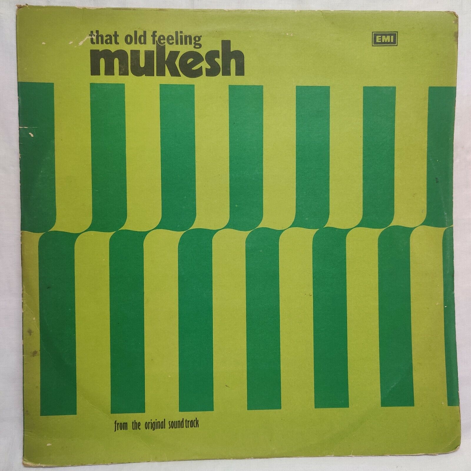 That Old Feeling Mukesh LP Record Bollywood Hindi 1977 Rare Vinyl Pakistan VG+