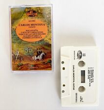 Vintage 1981 Carlos Montoya guitarist Malagueña 80s cassette tape Flamenco Spain picture