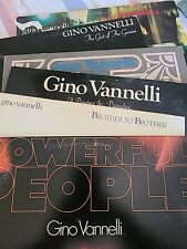 Gino Vannelli 6 LP Vinyl Lot. Six Various Titles On Vintage Vinyl.  picture