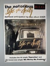 The Notorious BIG Poster Original Vintage Life After Death Album Promo 1997 #2 picture