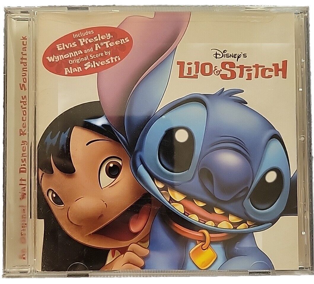 Lilo & Stitch Original Soundtrack  (Music CD, 2002) - In Very Good+ Condition 