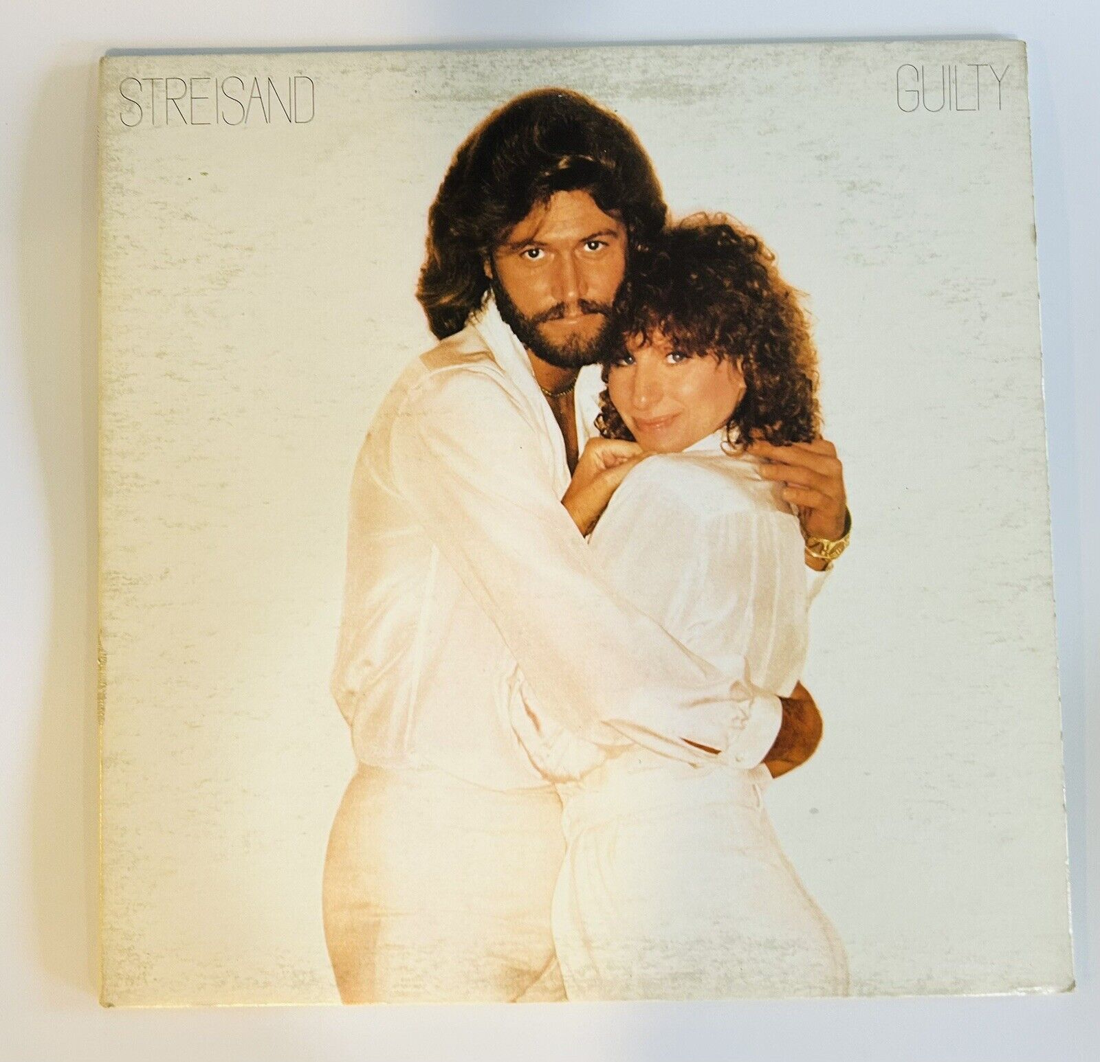 Vintage 1980 Barbra Streisand Barry Gibb Guilty - 12\