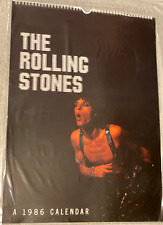 The Rolling Stones 1986 Calendar  12x18