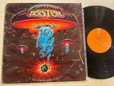 Boston Self Titled LP Epic 1976 1st USA Press Orange Classic Rock VG- picture
