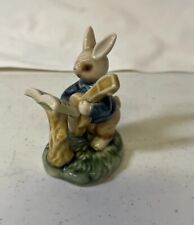 Vintage Albert Kessler Figurines Bunny Rabbit Music Guitar Sheet Music picture