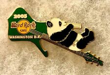 HARD ROCK CAFE WASHINGTON DC BABY PANDA DRINKING BOTTLE ON GUITAR PIN # 30462 picture