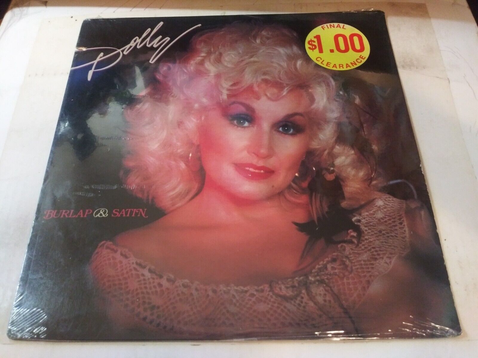 Dolly Parton – Burlap & Satin SEALED Original RCA AHL1-4691 Record 1983 COUNTRY