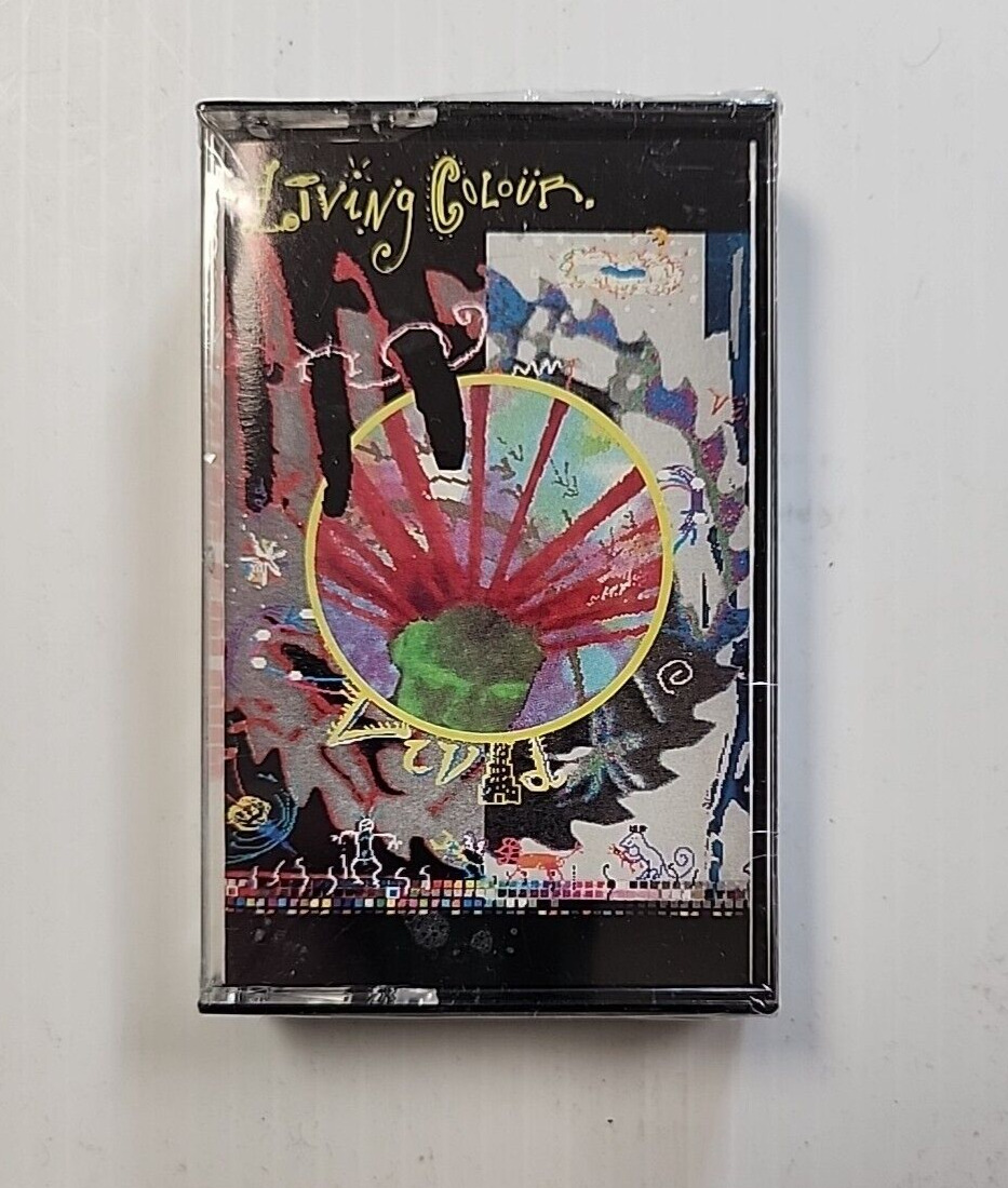 LIVING COLOUR - ViVID - 1988  Cassette Tape - New, Sealed