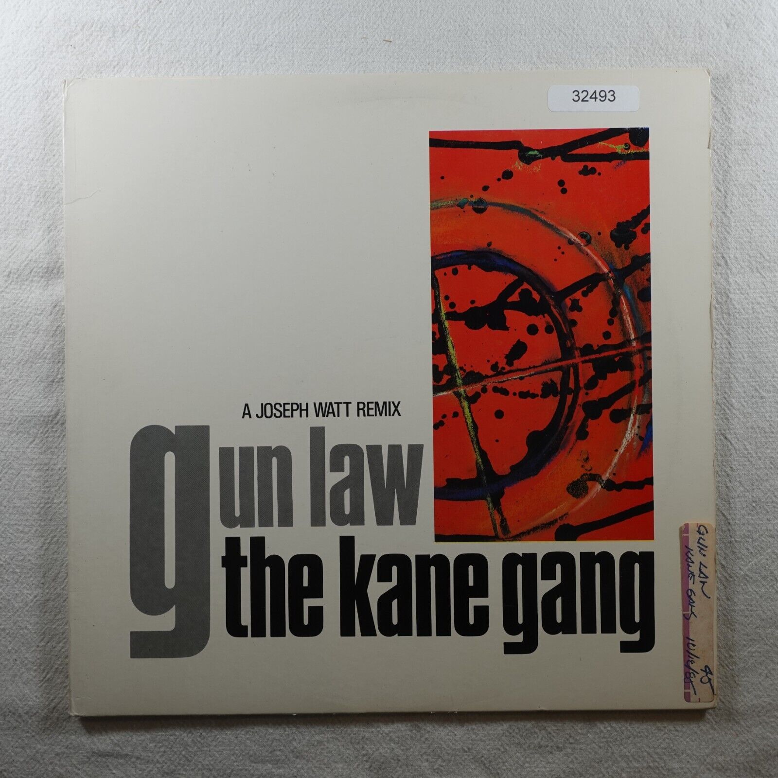 The Kane Gang Gun Law PROMO SINGLE Vinyl Record Album