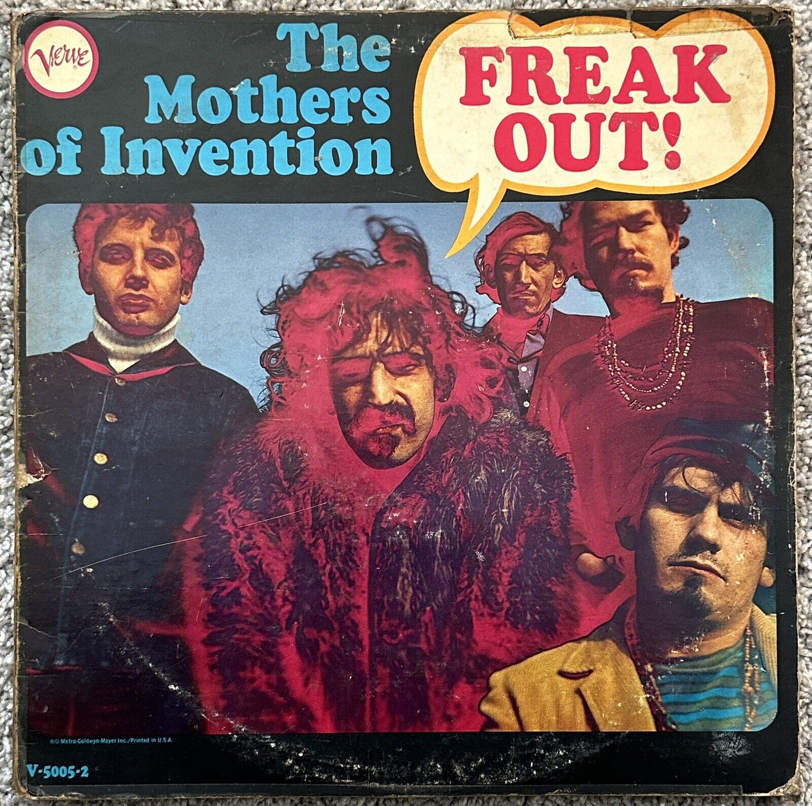 Frank Zappa Mothers of Invention Freak Out 2LP 1966 MONO Verve Hot Spots