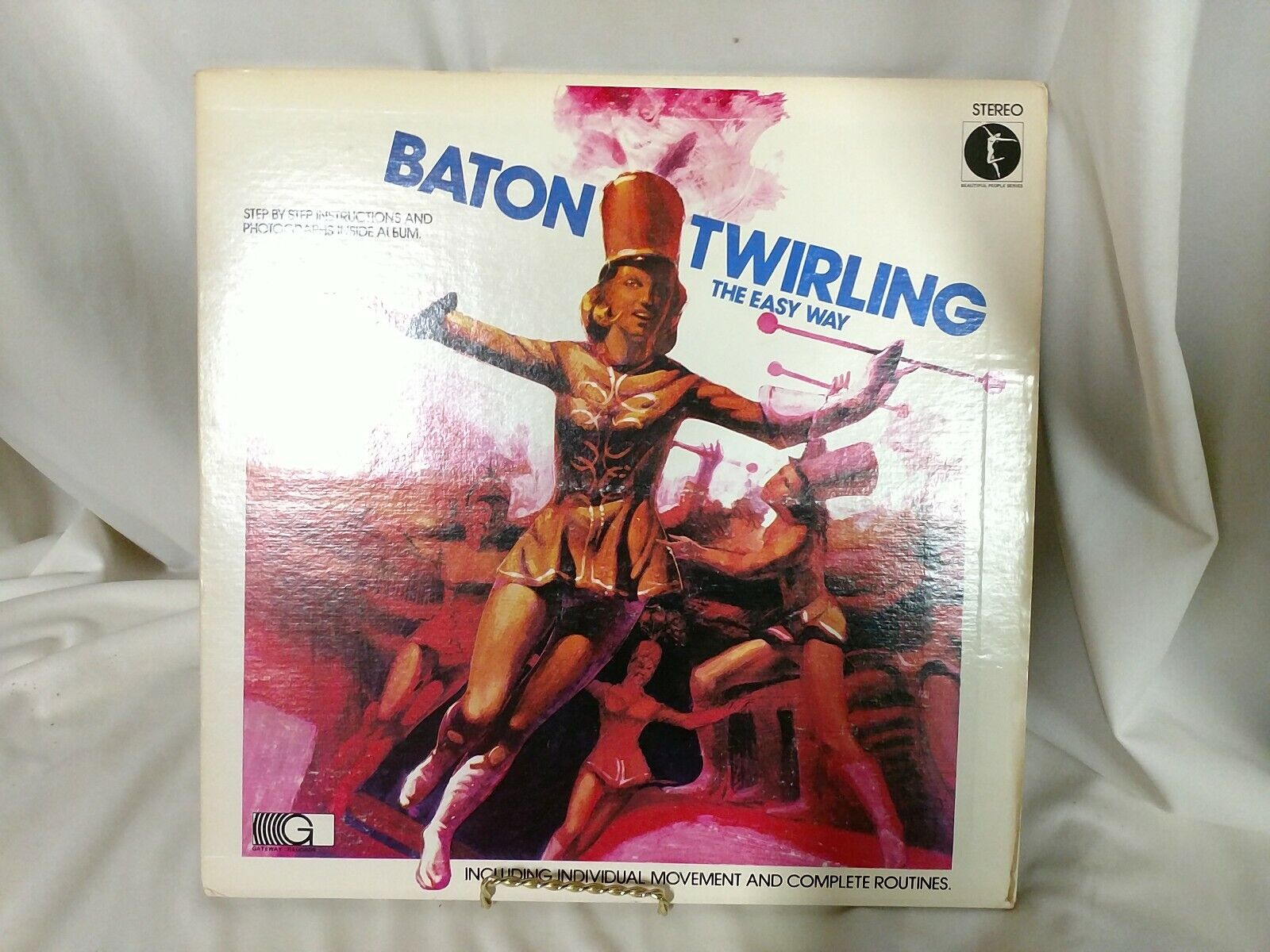 1977 Baton Twirling The Easy Way Lp Illistrations Photos 