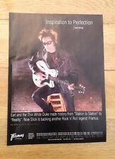 EARL SLICK (BOWIE) Framus Guitars UK magazine ADVERT/Poster/clipping 11x8 inches picture