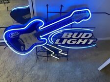 bud light neon sign Guitar  picture