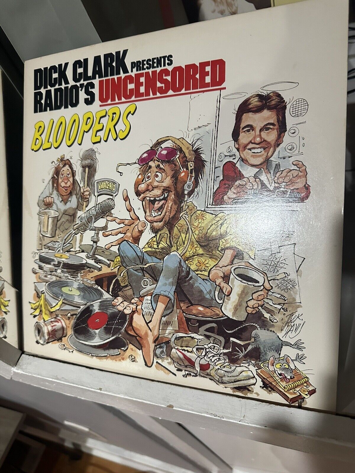 Vintage Dick Clark Presents Radio\'s Uncensored Bloopers Vinyl Album 1984 Sealed