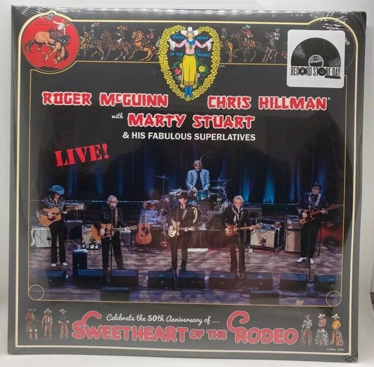 SWEETHEART OF THE RODEO LIVE 50TH ANNIVERSARY RSD 2024 2LP GOLD