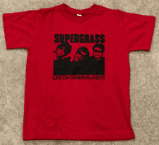 SUPERGRASS-Life On Other Planets RARE ORIGINAL VINTAGE Australian T-Shirt (2002) picture