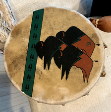Native American drum 10” Hand Painted. Hand made by artist Trout.  picture