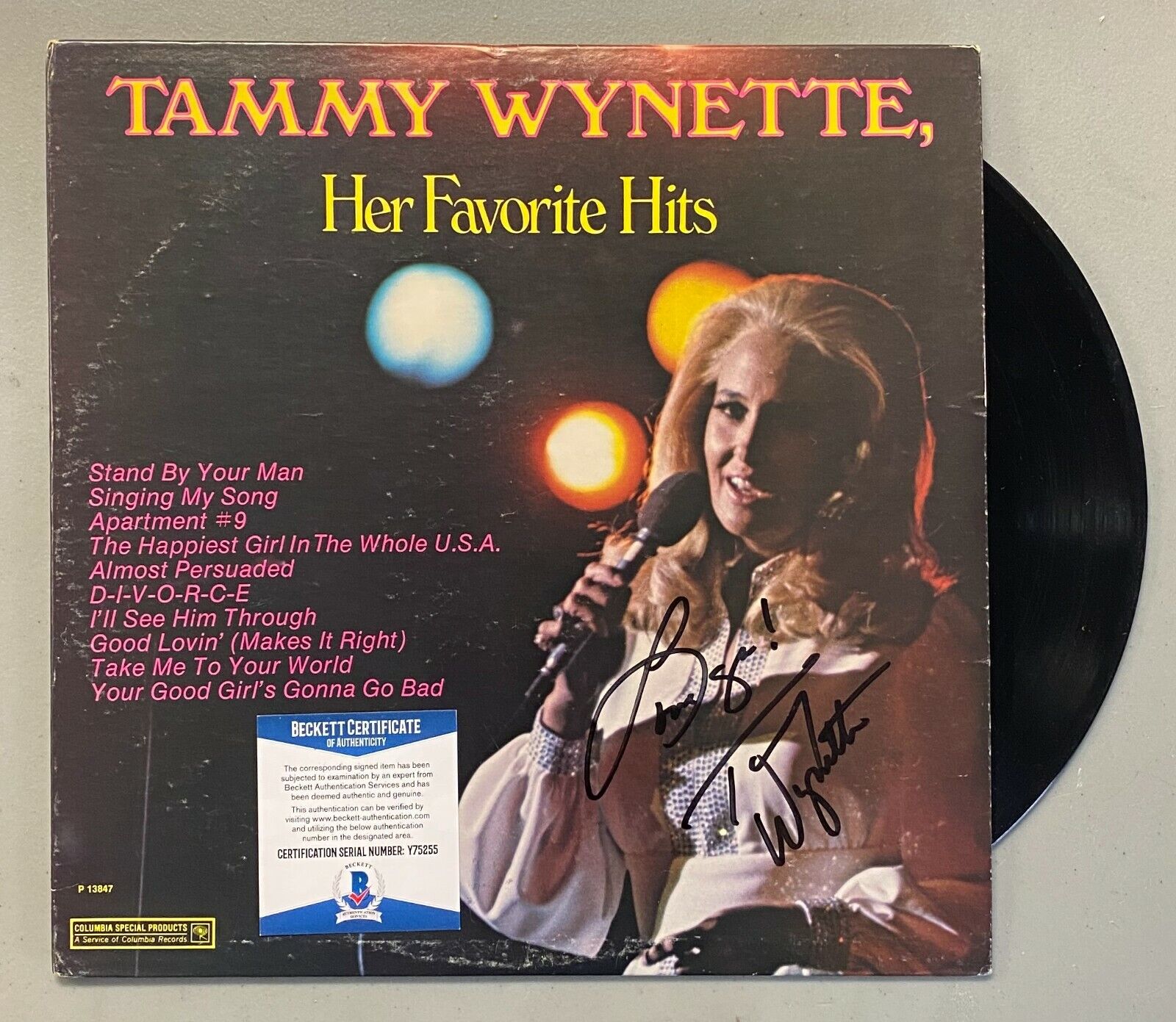 Tammy Wynette Signed 