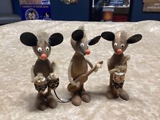3 Wooden Mice Mouse Band Japan Guitar Drums E Knight Collection  picture
