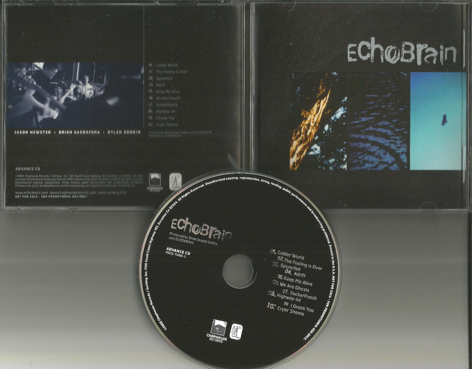 Metallica JASON NEWSTED ECHOBRAIN Different Artwork ADVNCE PROMO DJ CD 2001 USA