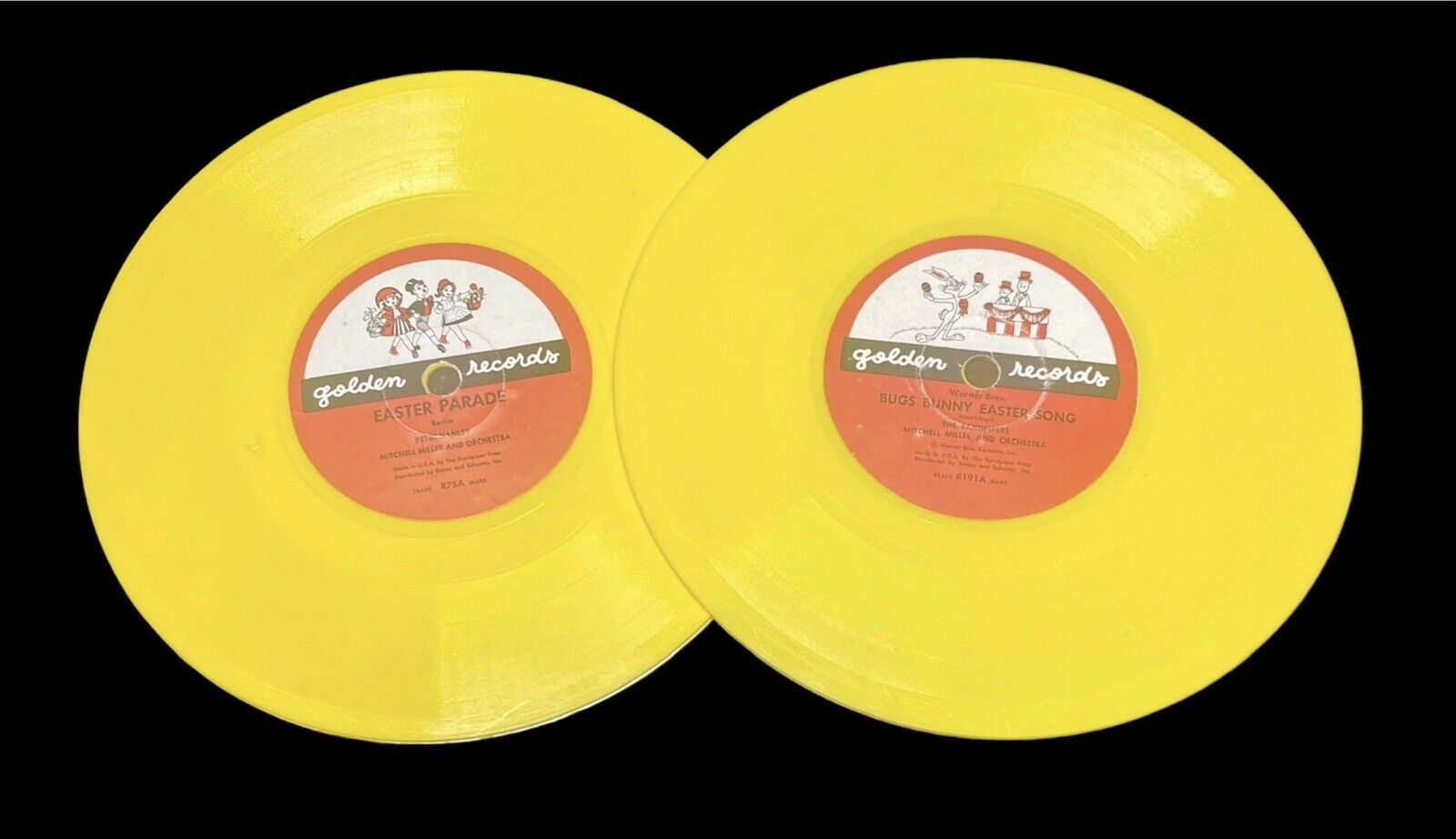 Vintage Golden Records (2)- Easter Parade (1952) & Bugs Bunny Easter Song (1955)
