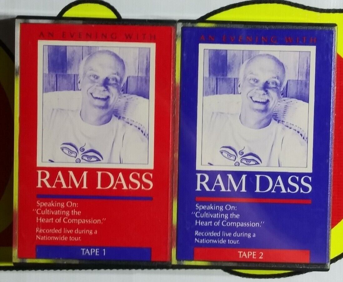 2 Rare Cassettes An Evening With Ram Dass: Cultivating The Heart of Compassion