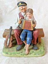 Norman Rockwell Vintage Ceramic 1980 The Music Lesson picture