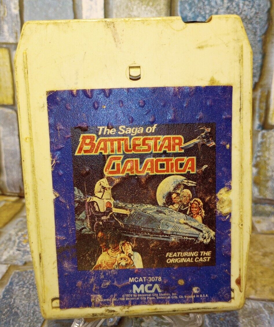 Rare The Saga Of Battlestar Galactica Eight Track Cassette