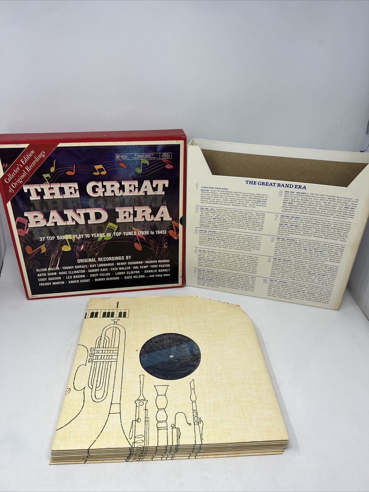 The Great Band Era 1936-1945 Readers Digest Collector\'s Edition ( 10 Record Set)